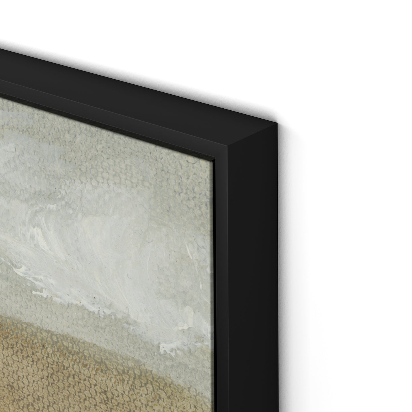 Baja California Canvas Floater Framed / 32 x 26 in / Black
