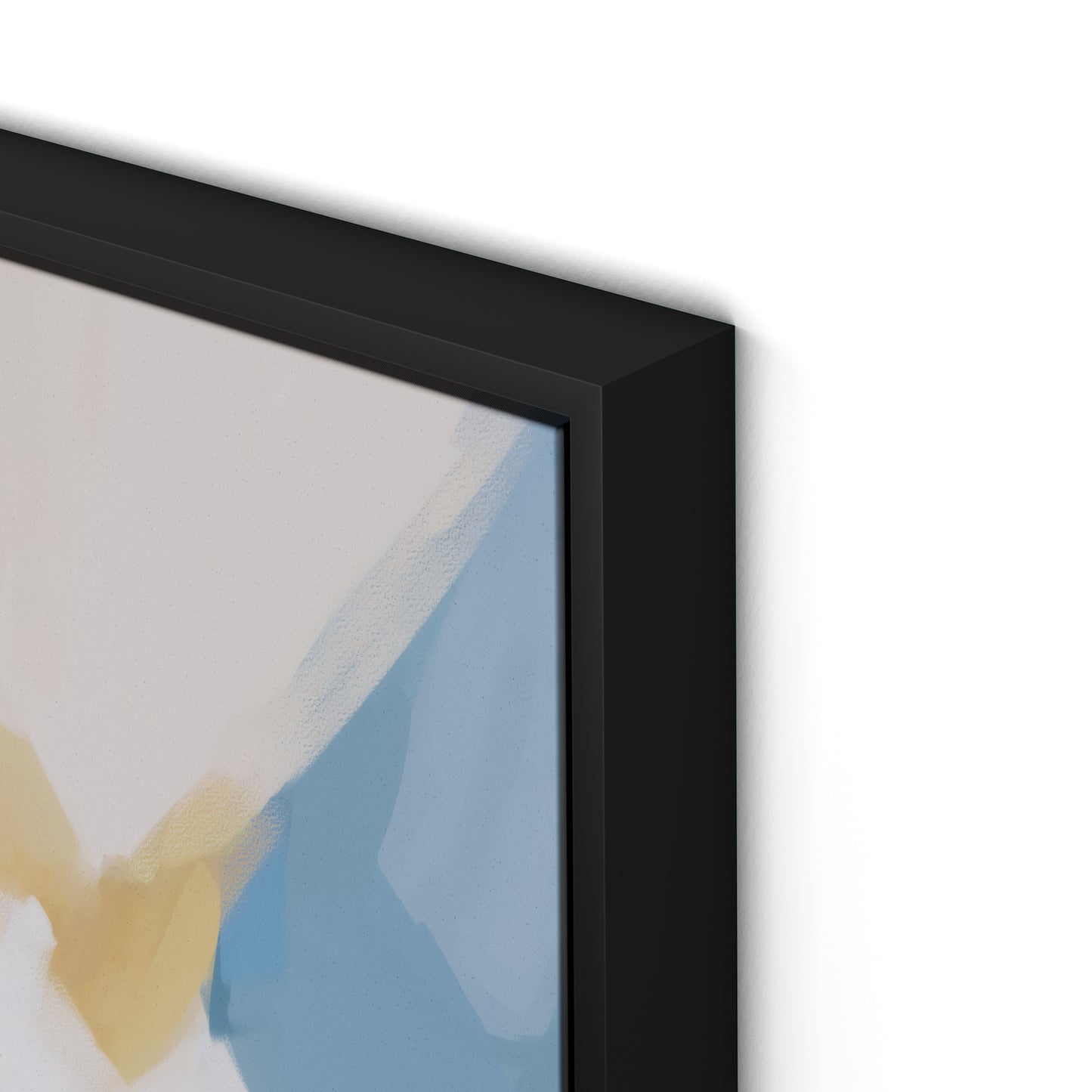 Delta Canvas Floater Framed / 32 x 32 in / Black