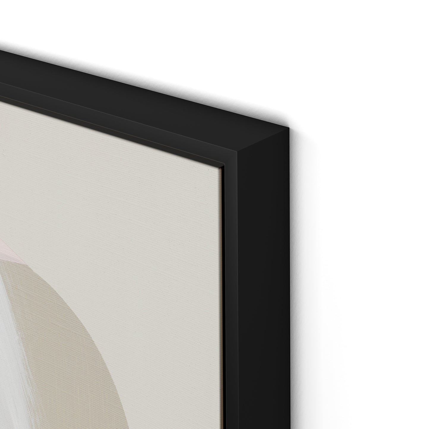 A Small Doorway Canvas Floater Framed / 24 x 32 in / Black