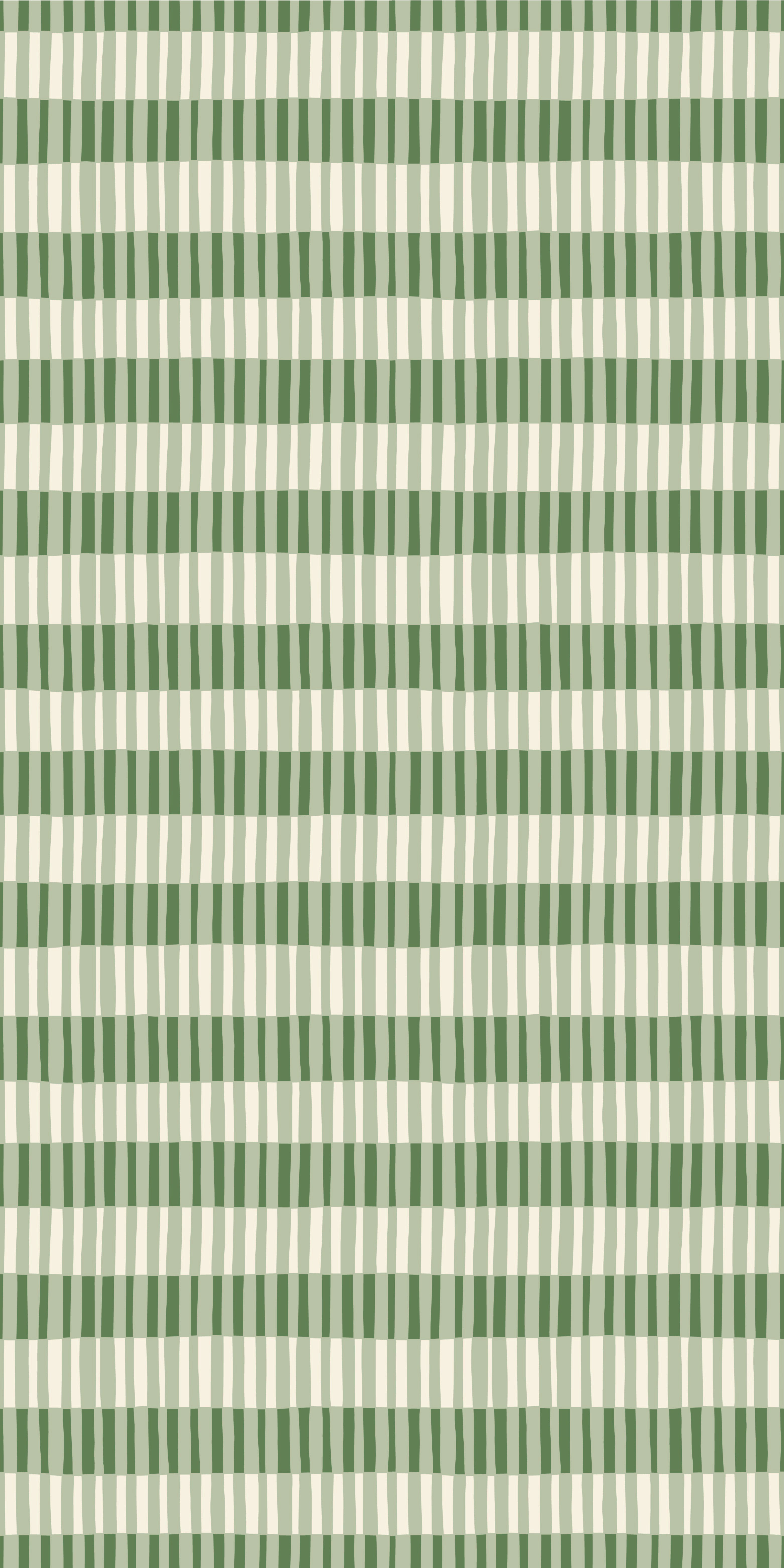 Broken Stripe in Green color