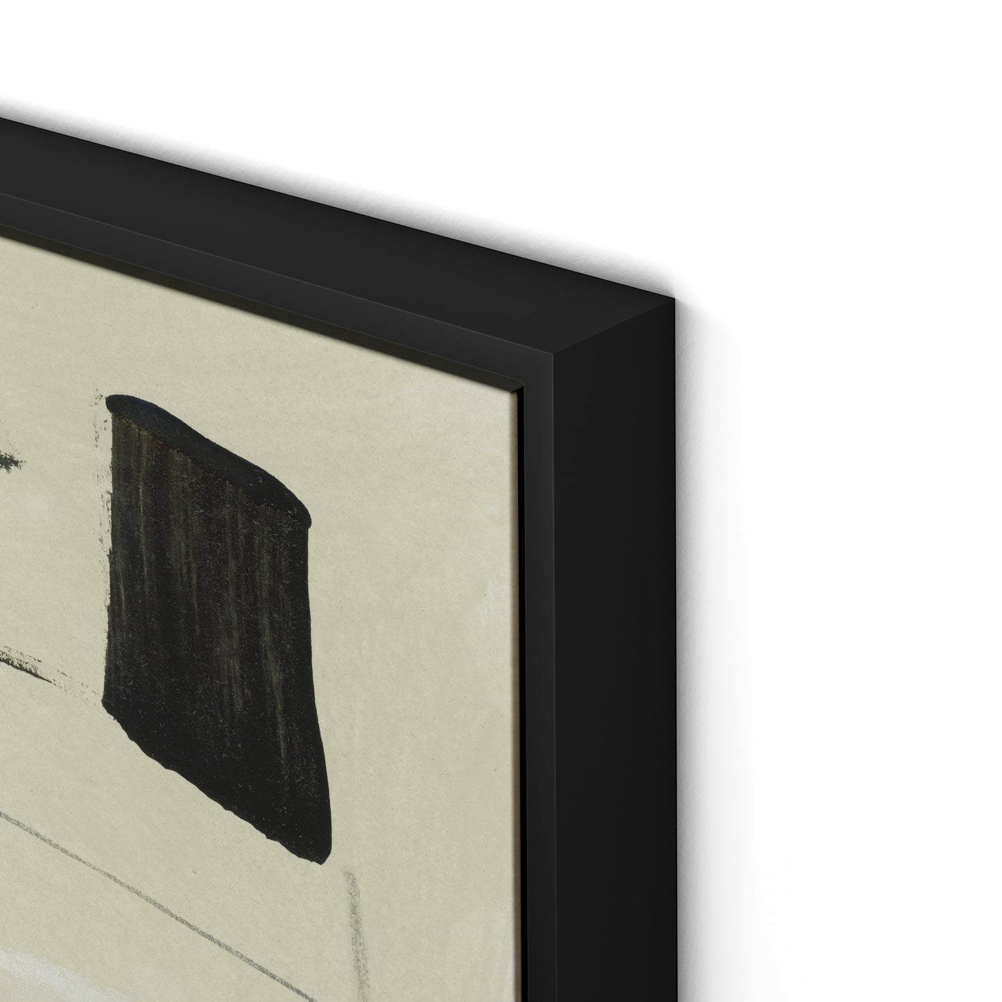 Combine Canvas Floater Framed / 32 x 24 in / Black
