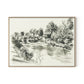 River Exe Canvas Floater Framed / 32 x 24 in / Natural Maple