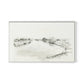 Fisherman's Cottage Canvas Floater Framed / 32 x 20 in / White