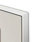 Spring Gathered w Border Canvas Floater Framed / 32 x 24 in / White