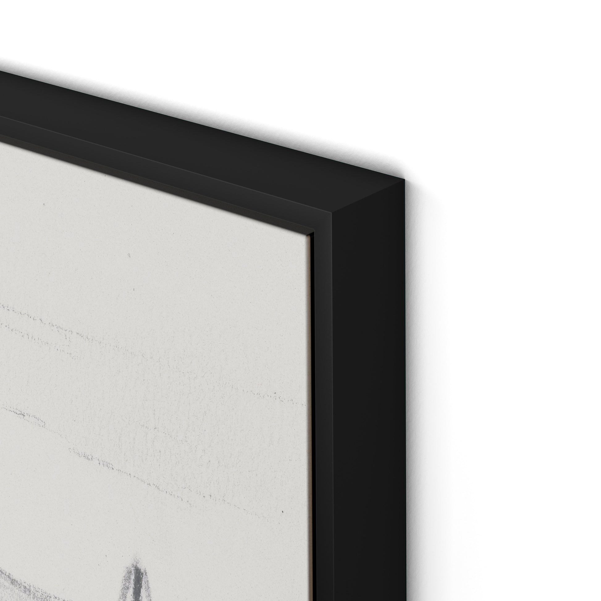 Setting Sail I Canvas Floater Framed / 32 x 24 in / Black
