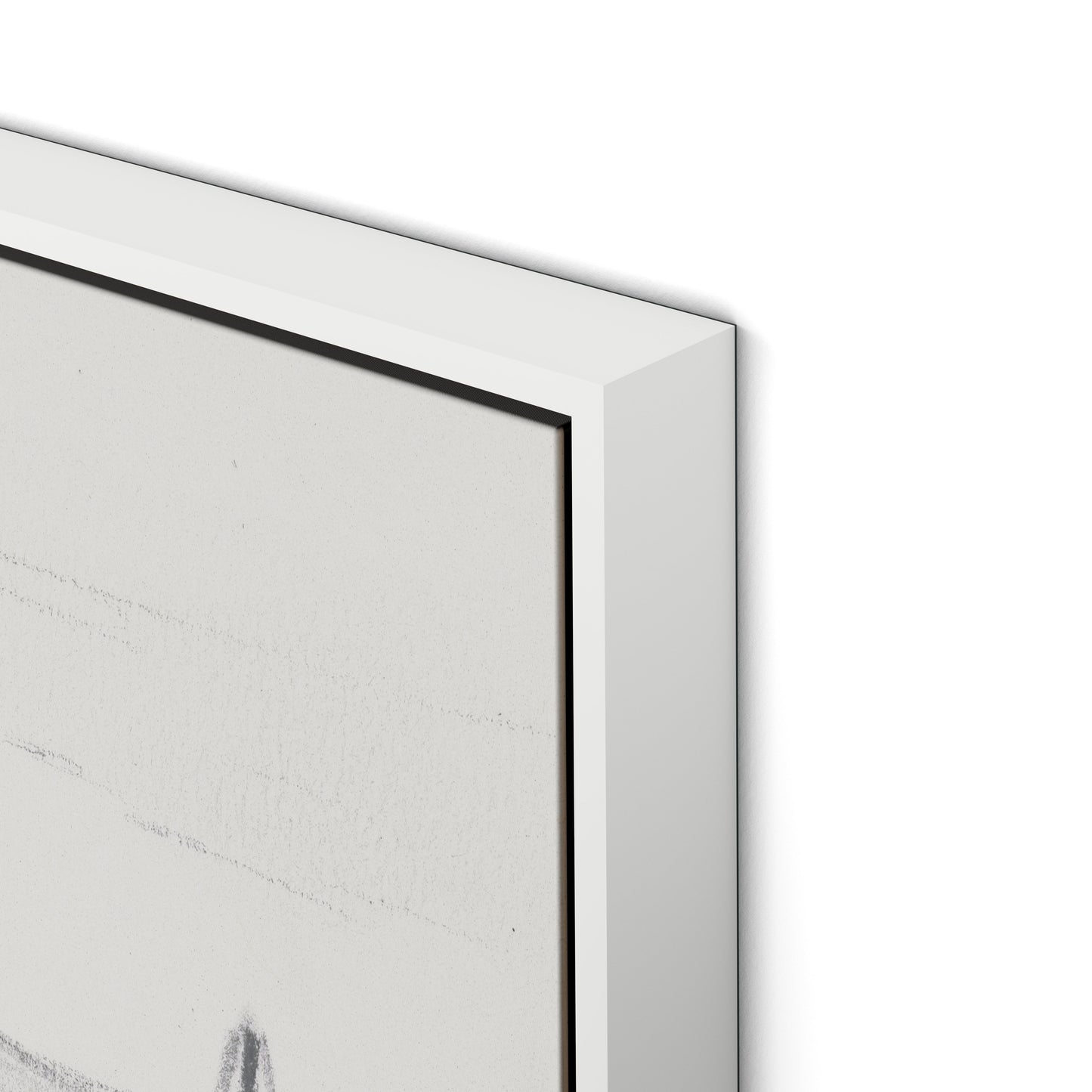 Setting Sail I Canvas Floater Framed / 32 x 24 in / White