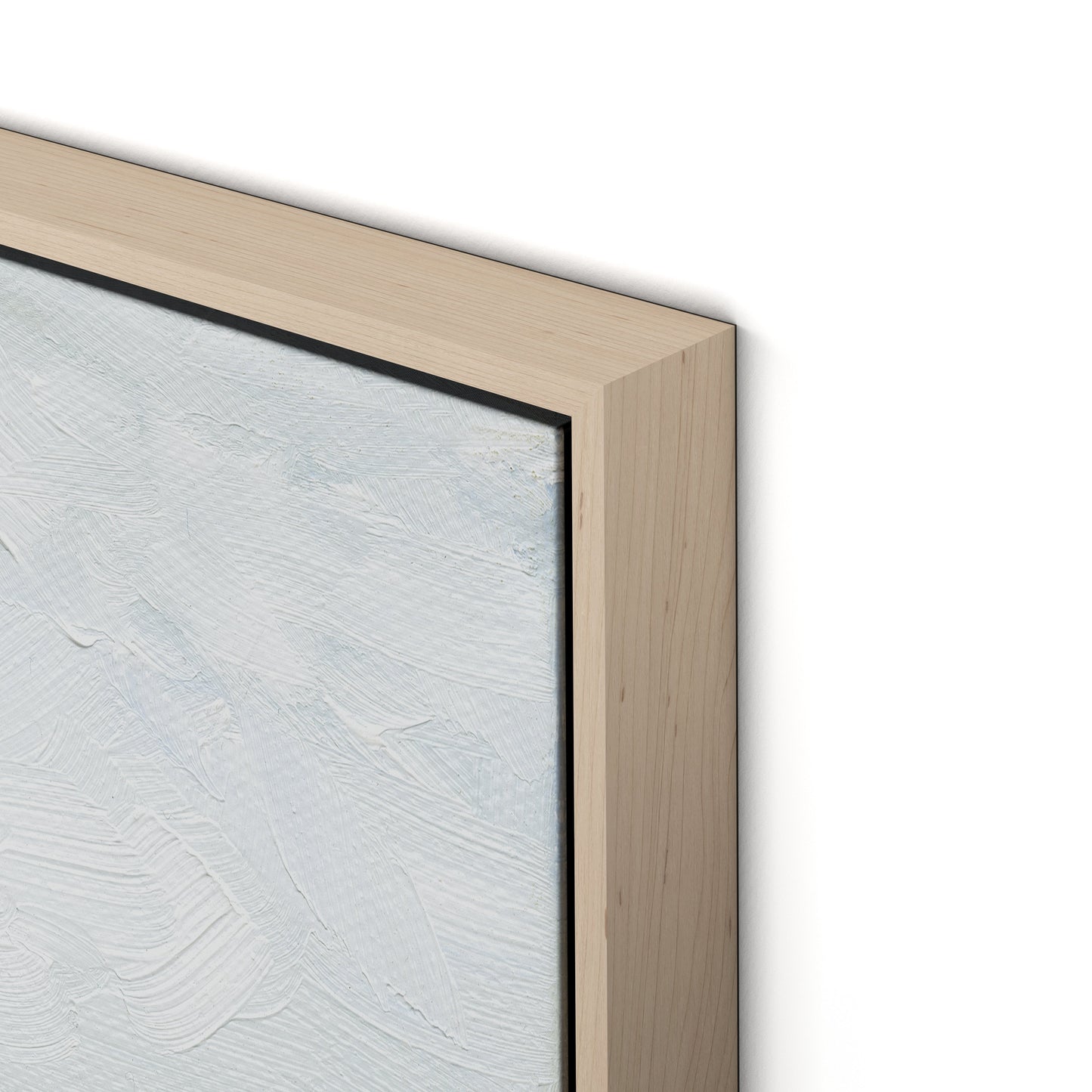 Hillside Canvas Floater Framed / 32 x 26 in / Natural Maple