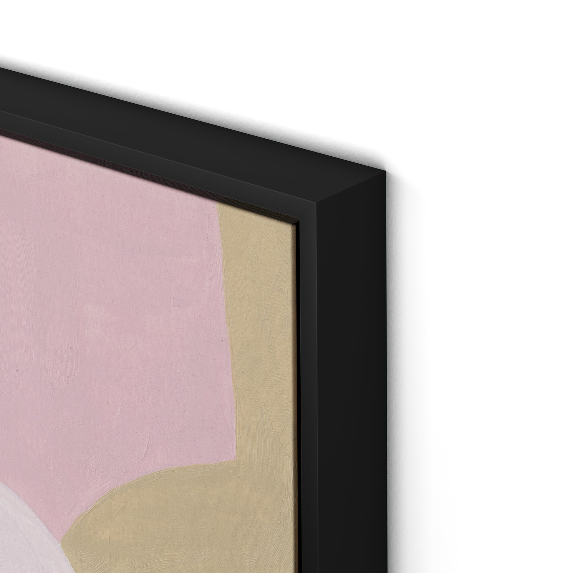 Cherri No. 6 Canvas Floater Framed / 32 x 24 in / Black