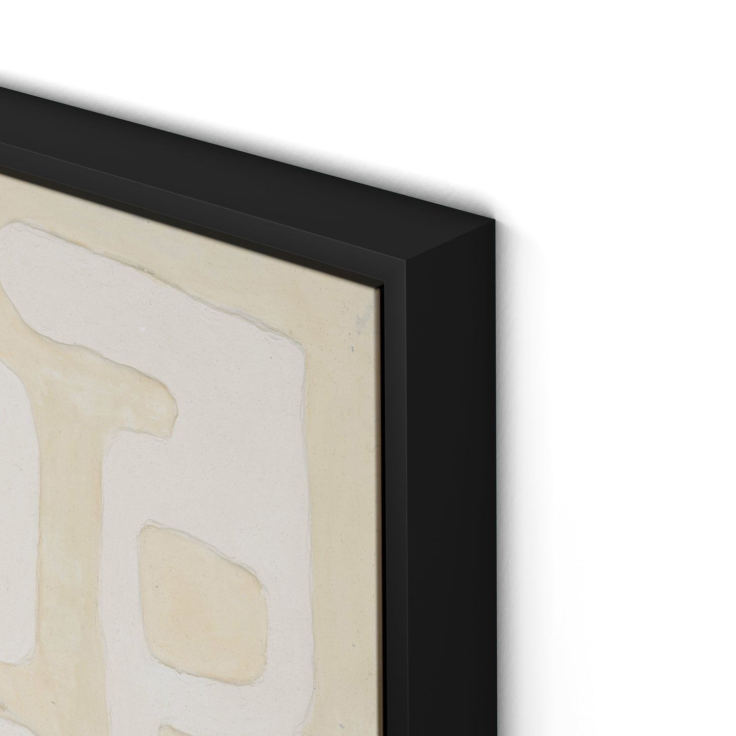 Talisman Canvas Floater Framed / 32 x 32 in / Black