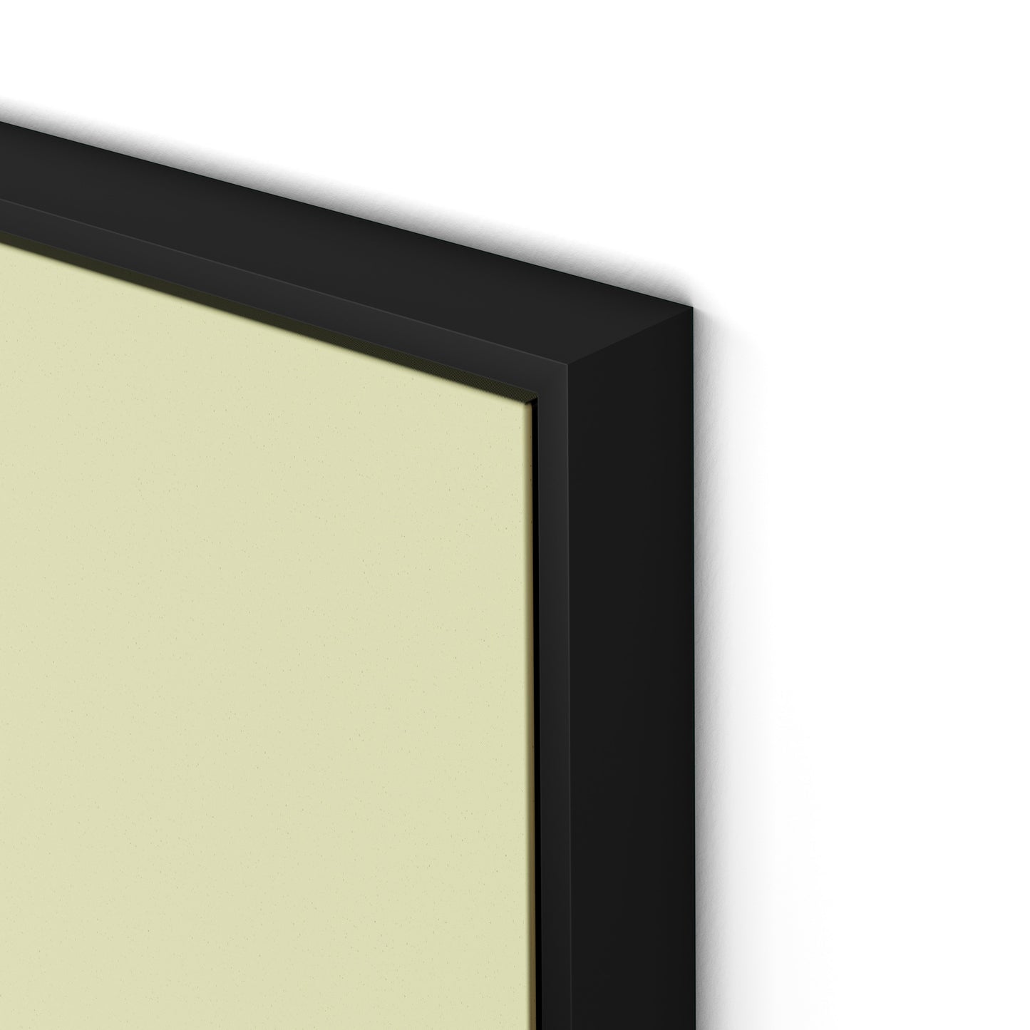Untitled Box 2 Canvas Floater Framed / 32 x 32 in / Black