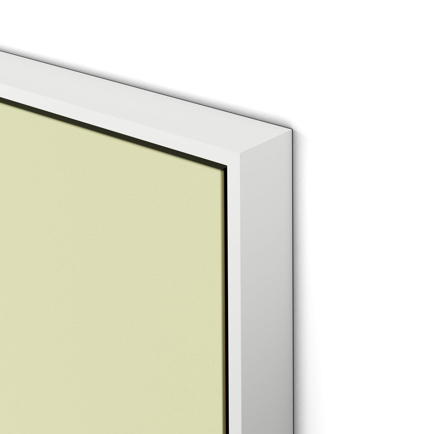 Untitled Box 2 Canvas Floater Framed / 32 x 32 in / White