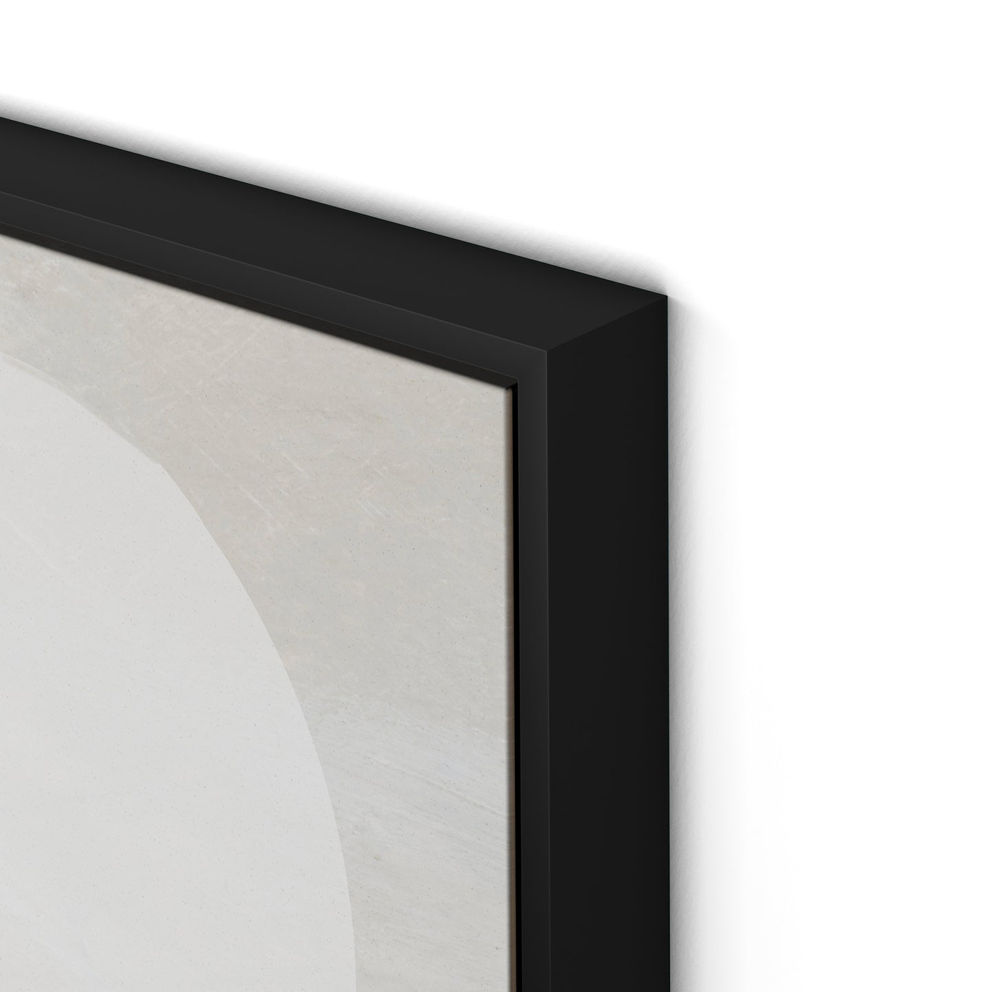 Study Canvas Floater Framed / 32 x 32 in / Black