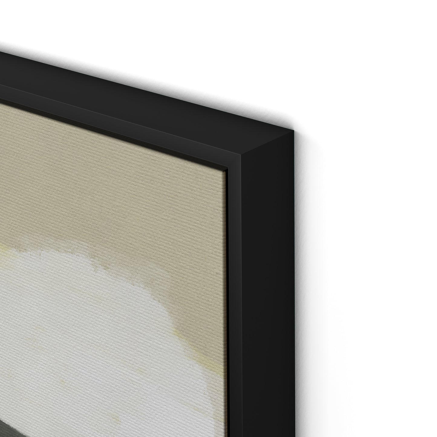 Surrey Canvas Floater Framed / 32 x 32 in / Black