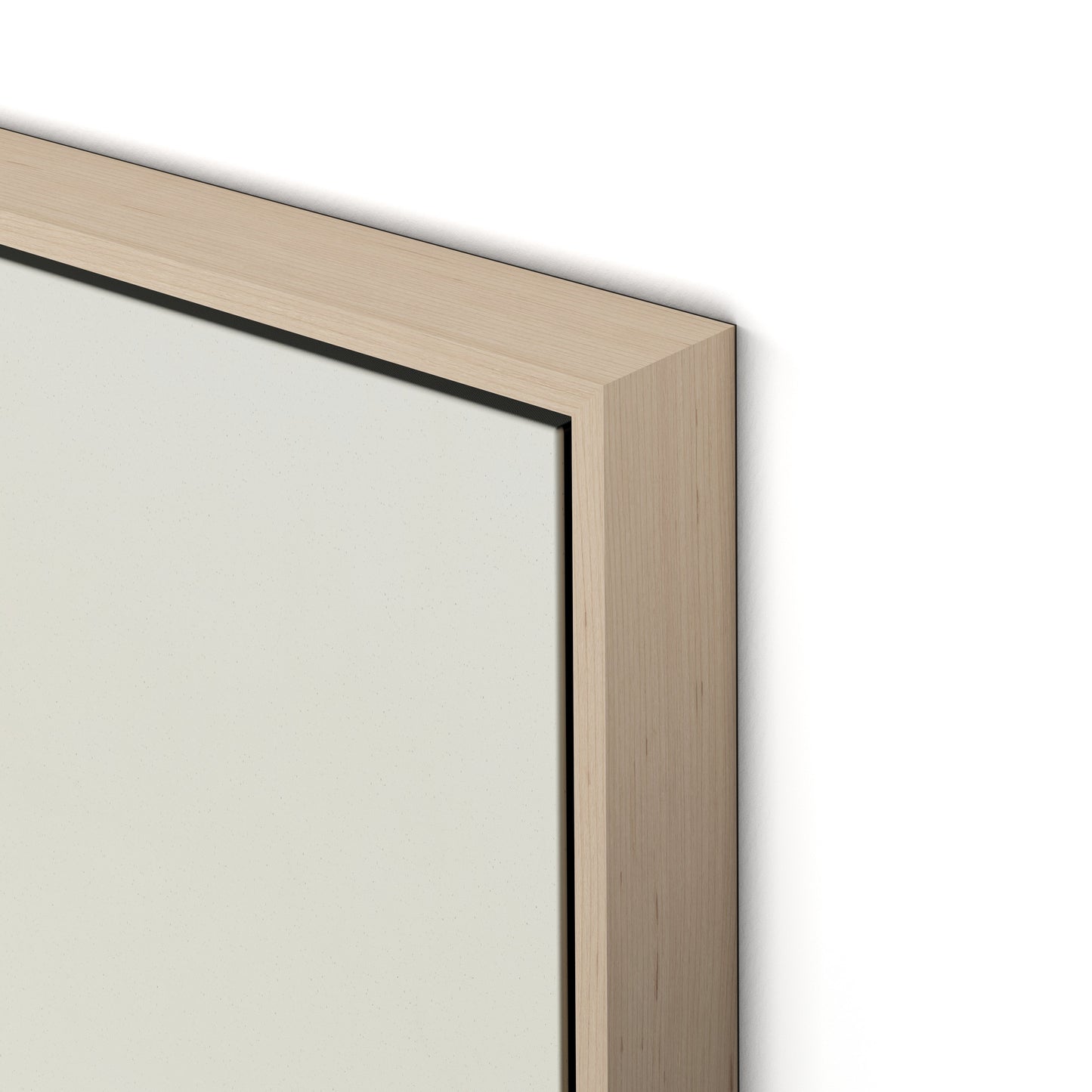 Sea Sage Canvas Floater Framed / 32 x 32 in / Natural Maple