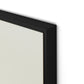 Sea Sage Canvas Floater Framed / 32 x 32 in / Black