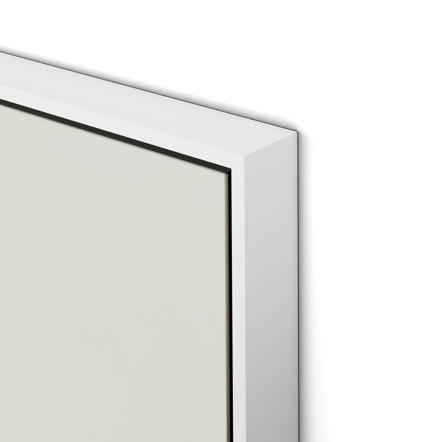 Sea Sage Canvas Floater Framed / 32 x 32 in / White