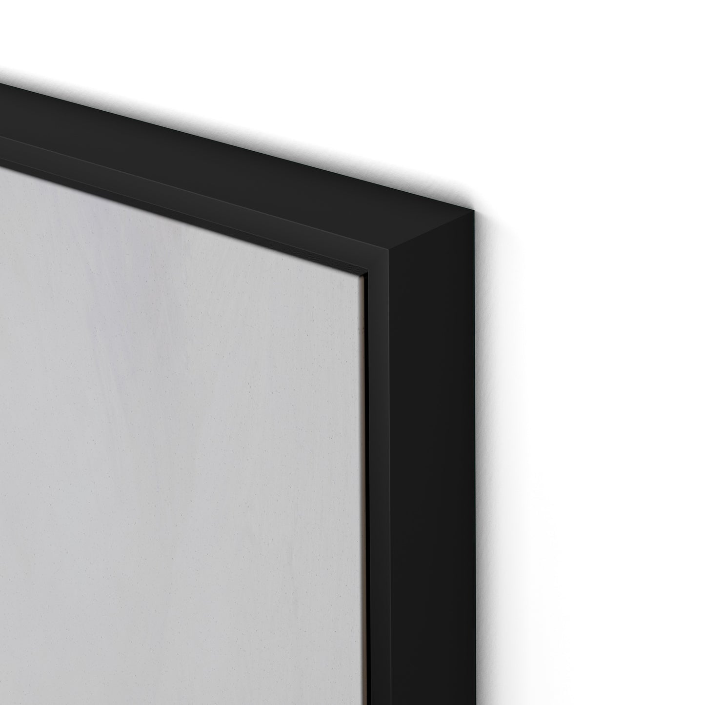 Beauty Canvas Floater Framed / 32 x 32 in / Black