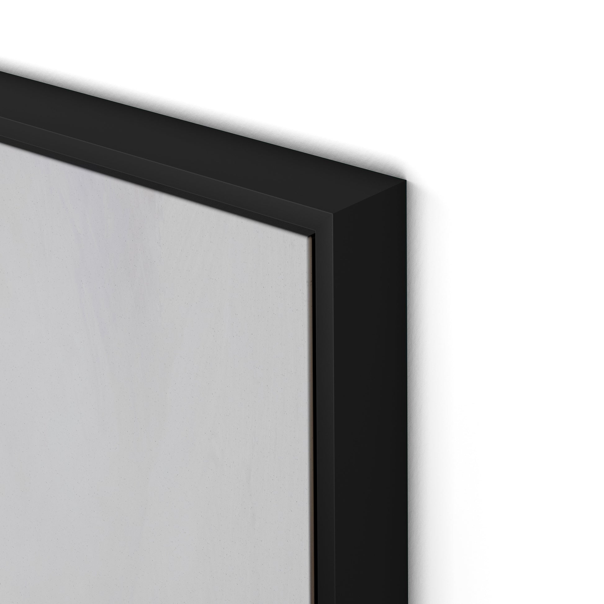 Beauty Canvas Floater Framed / 32 x 32 in / Black