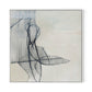 The Way Canvas Floater Framed / 32 x 32 in / White