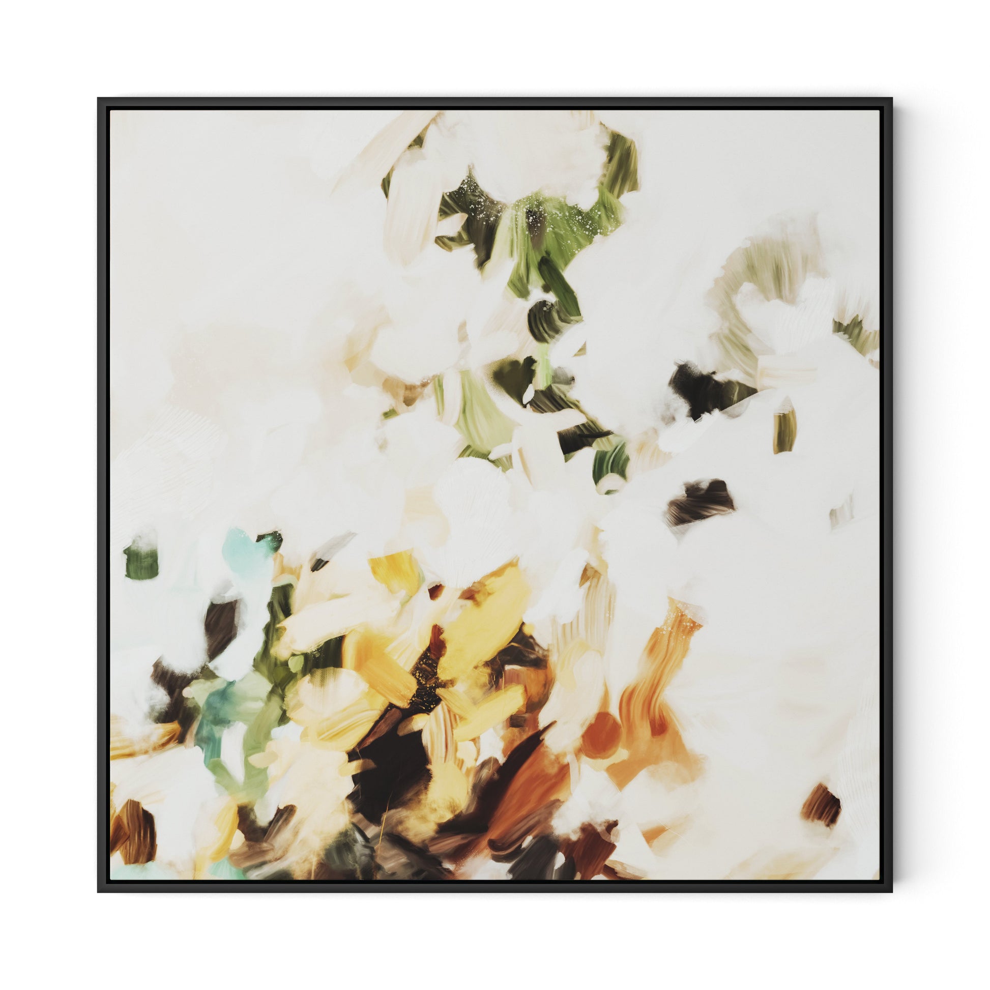Hayden Canvas Floater Framed / 32 x 32 in / Black