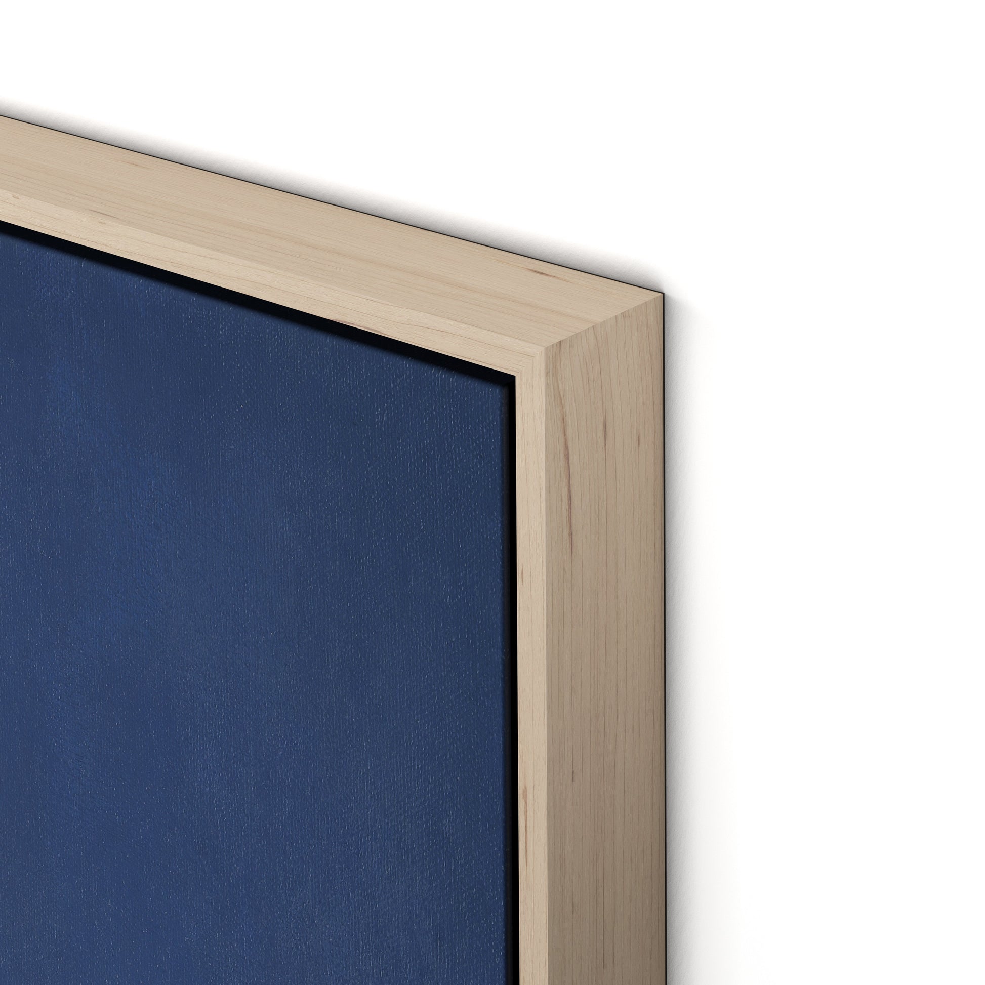 Boardwalk Stack Canvas Floater Framed / 26.5 x 32 in / Natural Maple