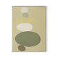 Evergreen II Canvas Floater Framed / 24 x 32 in / White
