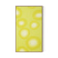 Citrus Rounds Canvas Floater Framed / 19 x 32 in / Natural Maple
