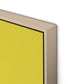 Meditation Goldenrod Canvas Floater Framed / 24 x 32 in / Natural Maple