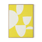 Meditation Goldenrod Canvas Floater Framed / 24 x 32 in / Natural Maple