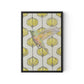 Amazilia Lanterns Canvas Floater Framed / 12.5 x 18 in / Black