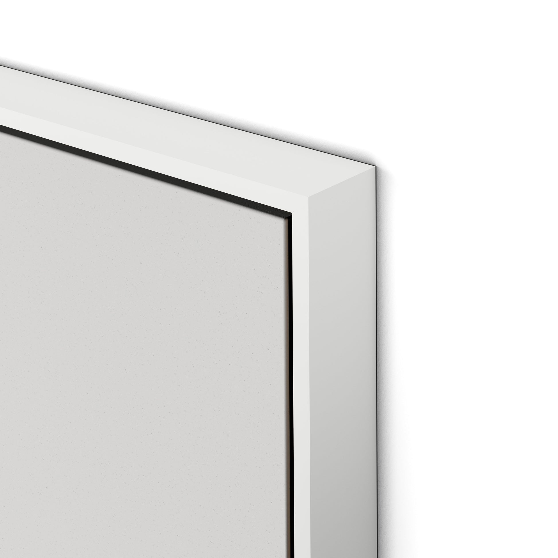 Box 2 Canvas Floater Framed / 24 x 32 in / White