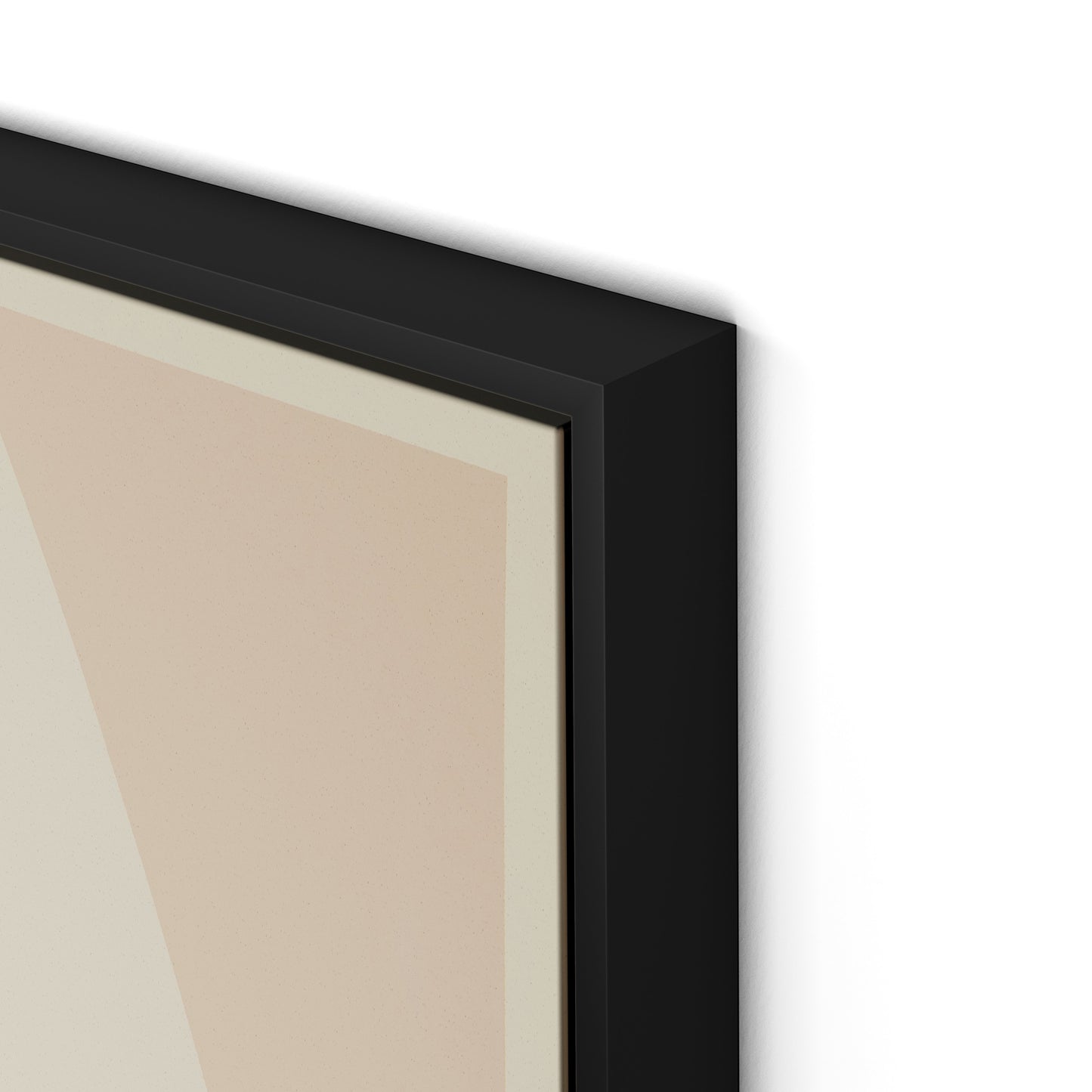 Drawing Closer Canvas Floater Framed / 24 x 32 in / Black