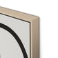 Imperfect Present Canvas Floater Framed / 24 x 32 in / Natural Maple