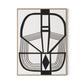 Imperfect Present Canvas Floater Framed / 24 x 32 in / Natural Maple