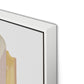 Shield III Canvas Floater Framed / 24 x 32 in / White