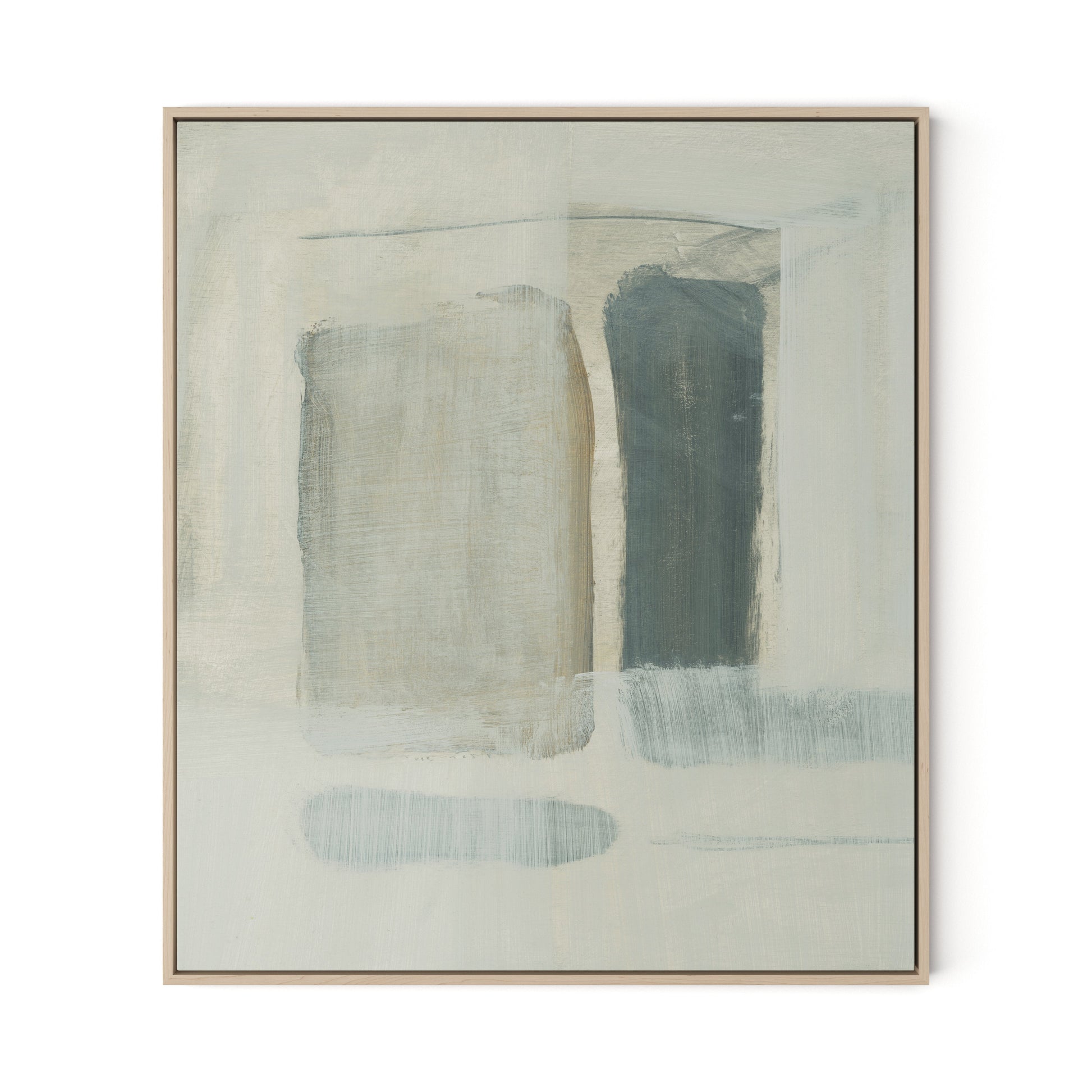 Moment Canvas Floater Framed / 28 x 32 in / Natural Maple