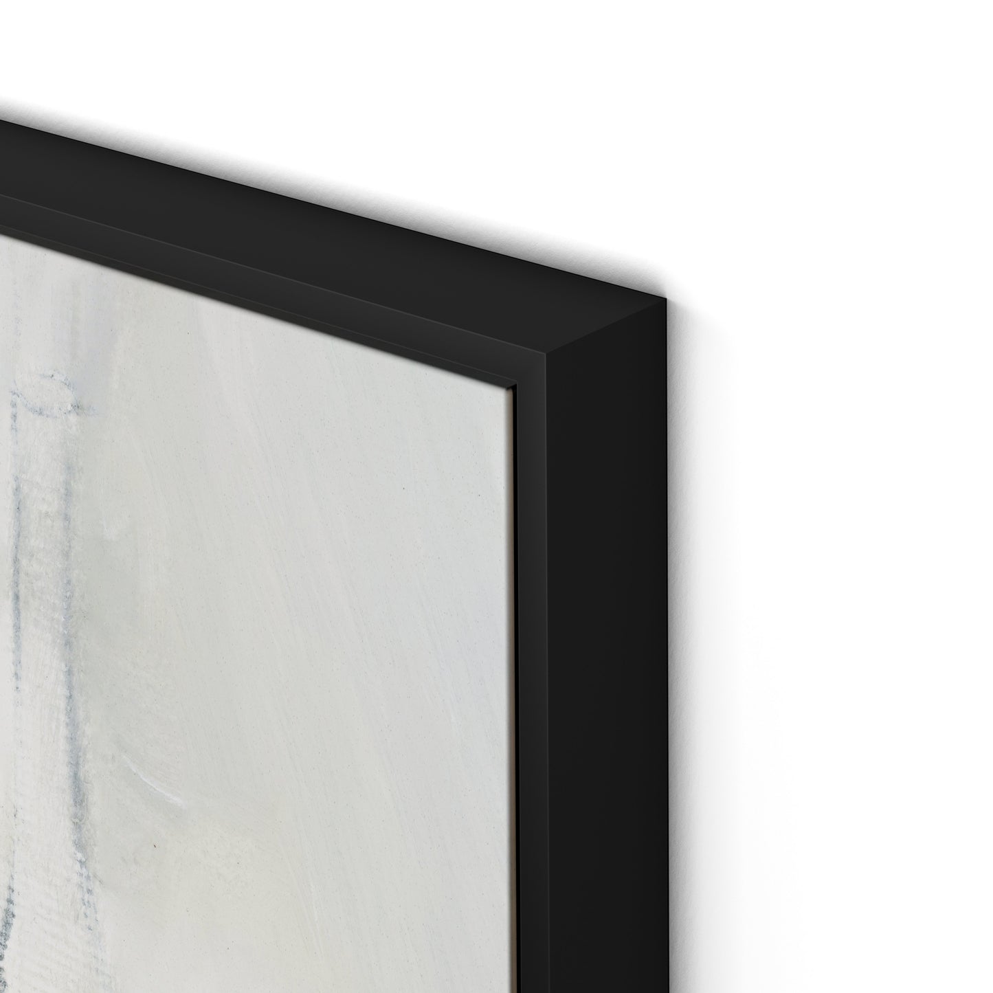 Late Lunch Canvas Floater Framed / 24 x 32 in / Black
