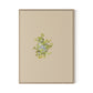 Botanical V Canvas Floater Framed / 24 x 32 in / Natural Maple