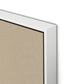 Botanical V Canvas Floater Framed / 24 x 32 in / White