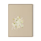 Botanical II Canvas Floater Framed / 24 x 32 in / Natural Maple