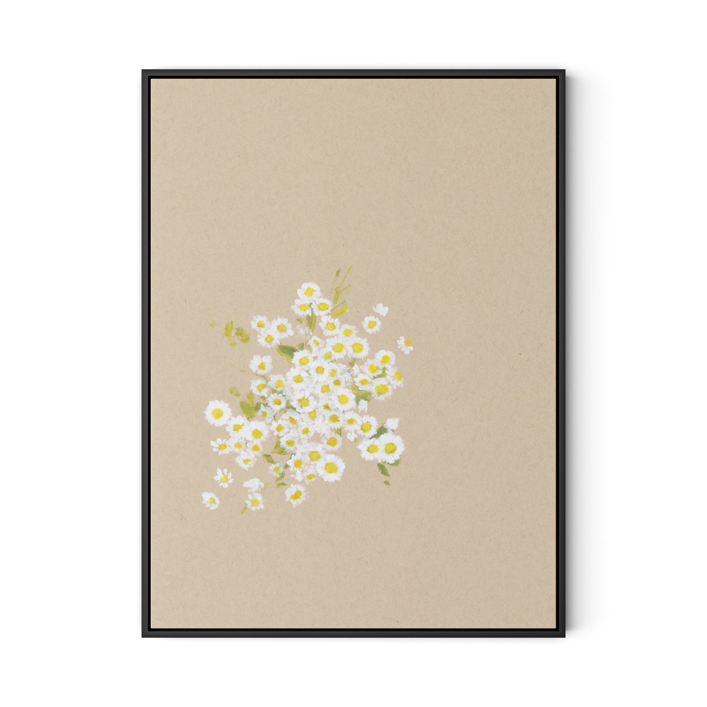 Botanical II Canvas Floater Framed / 24 x 32 in / Black