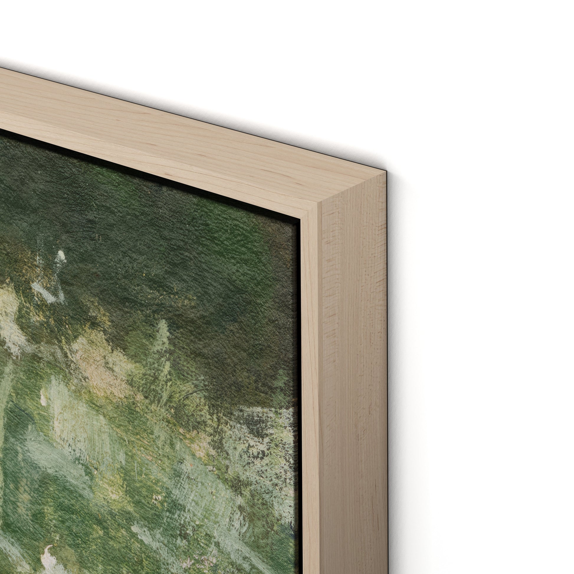 Tapestry III Canvas Floater Framed / 24 x 32 in / Natural Maple