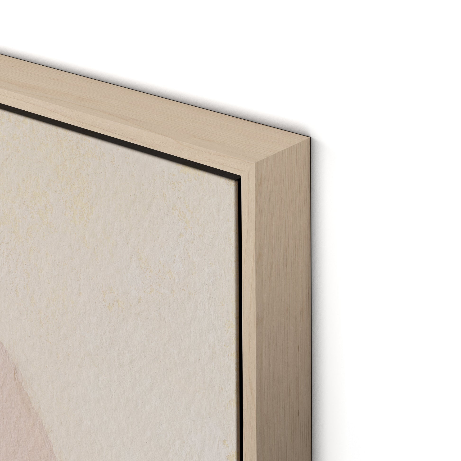 Vignette XIV Canvas Floater Framed / 24 x 32 in / Natural Maple