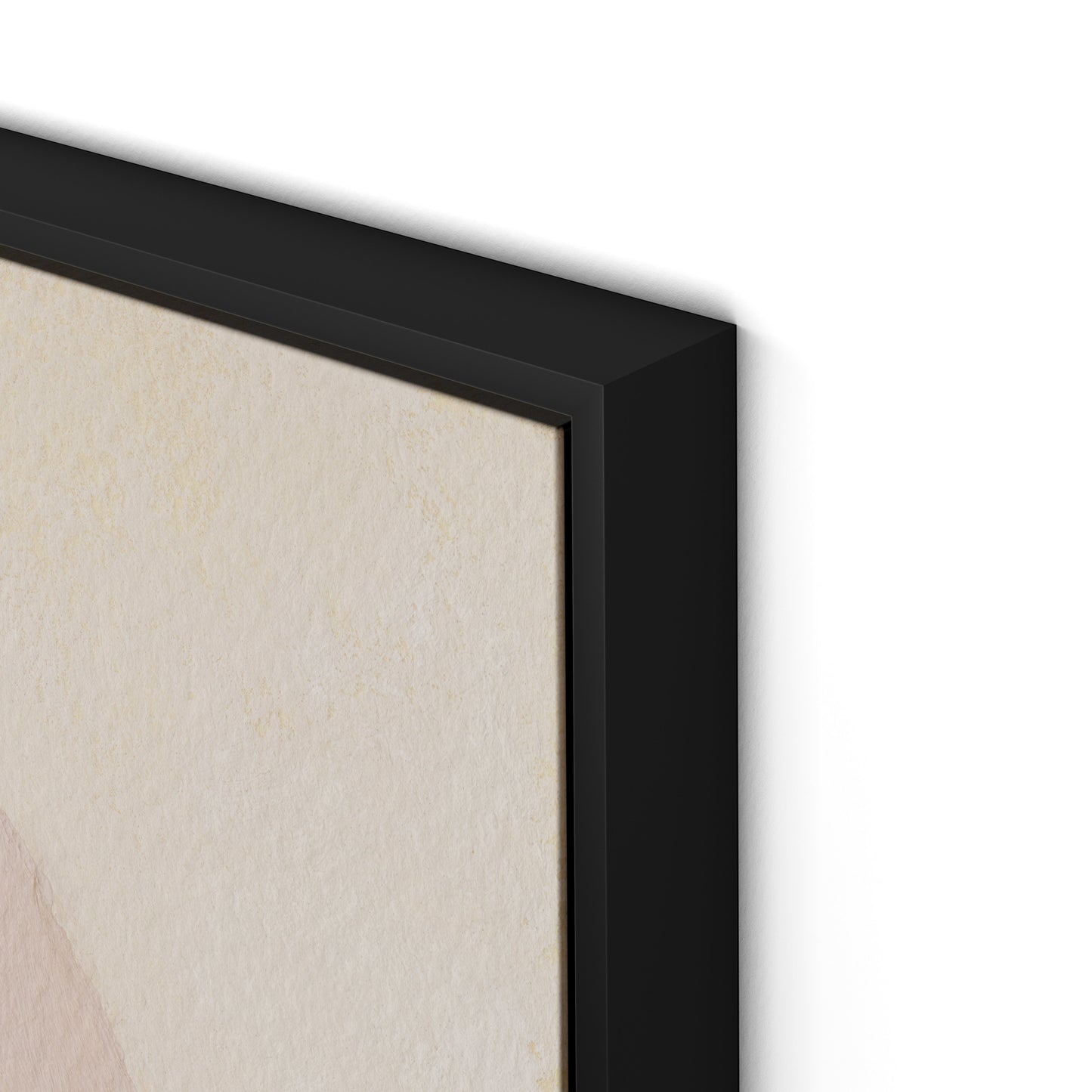 Vignette XIV Canvas Floater Framed / 24 x 32 in / Black