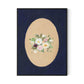 Vignette VII Canvas Floater Framed / 24 x 32 in / Black