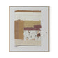 Fabric Collage III Canvas Floater Framed / 27.5 x 32 in / Natural Maple