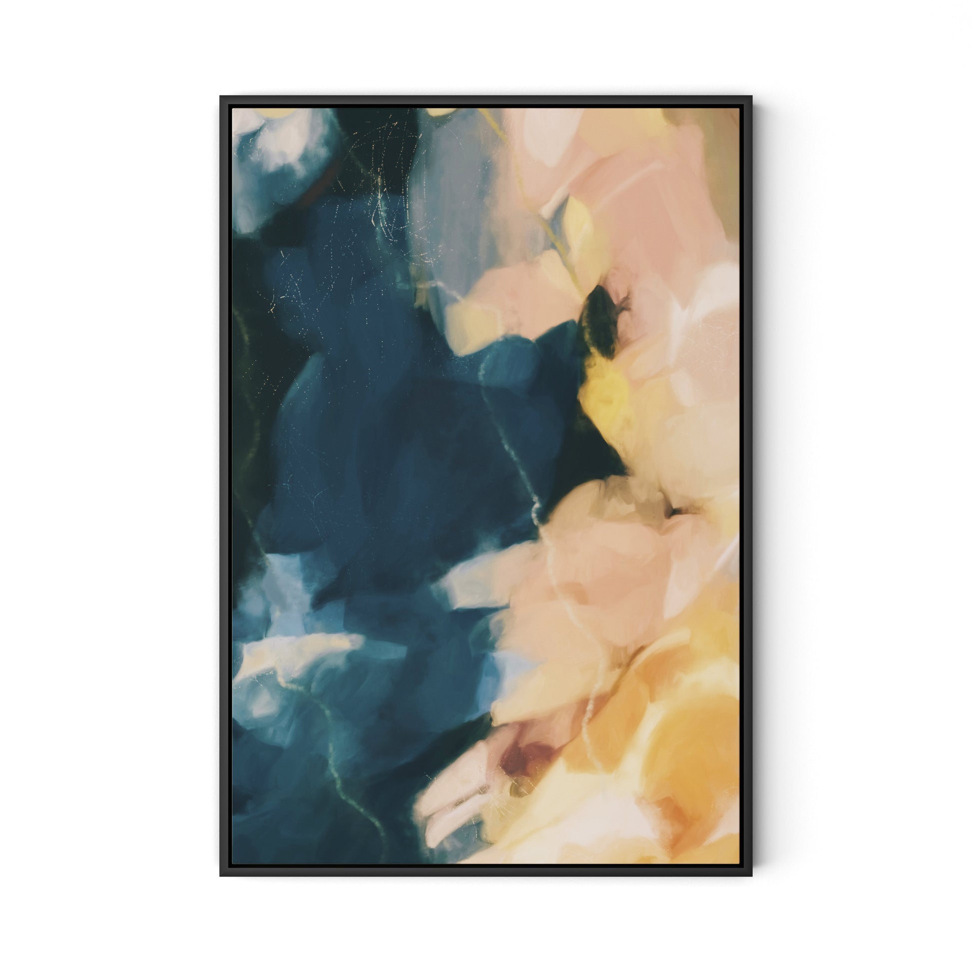 Merielle Canvas Floater Framed / 22 x 32 in / Black
