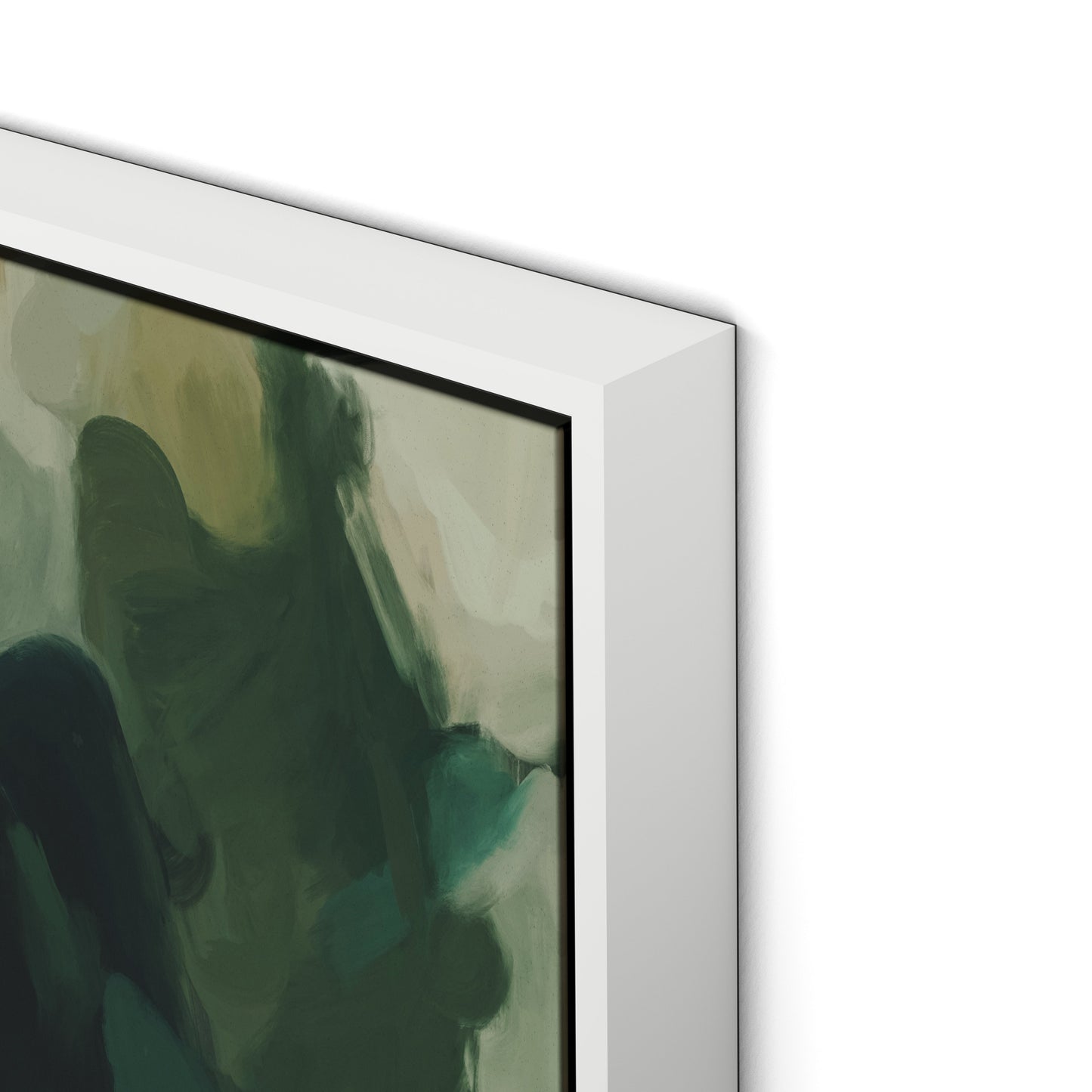 Beneath the Sea Canvas Floater Framed / 26 x 32 in / White