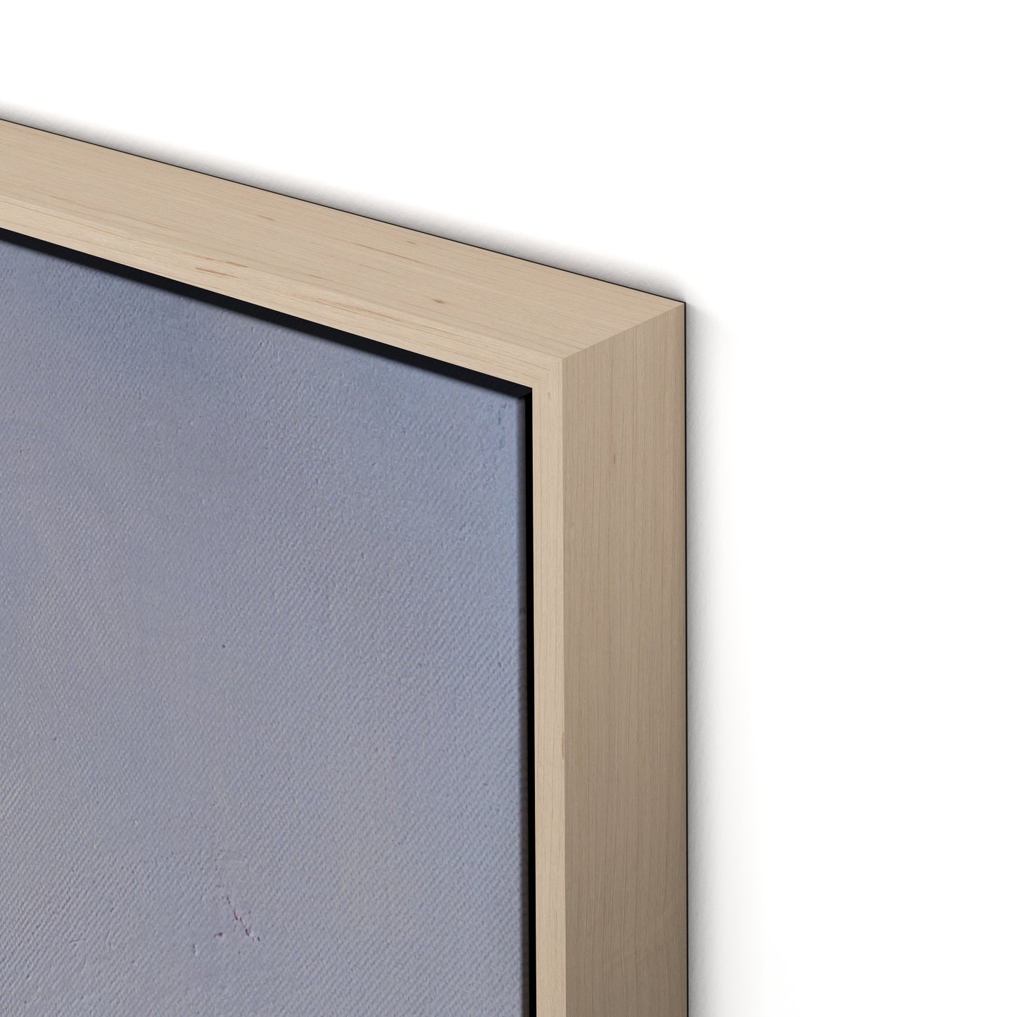 Lagoon Canvas Floater Framed / 24 x 32 in / Natural Maple