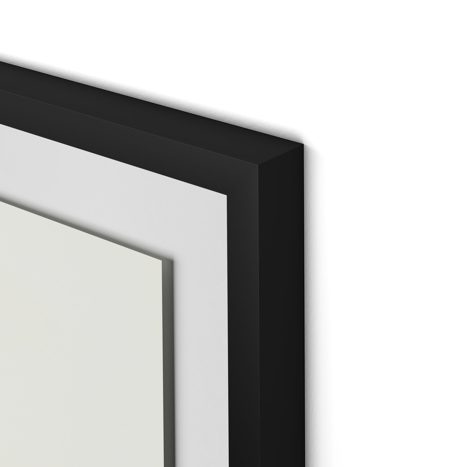 Fisherman's Cottage Framed Paper / 32 x 21 in / Black
